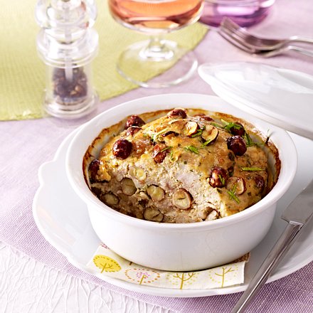 Kleine Kaninchen-Haselnuss-Pasteten Rezept