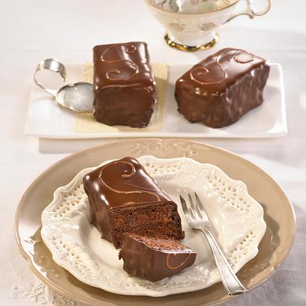 Kleine Sacher-Schnitten Rezept Kleine Sacher-Schnitten Rezept
