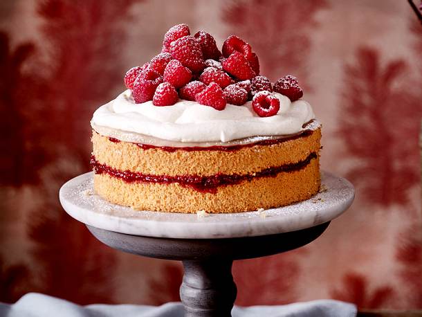 Himbeer-Mandel-Torte Rezept