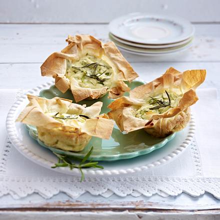 Kleine Ziegenkäse-Pies Rezept Kleine Ziegenkäse-Pies Rezept