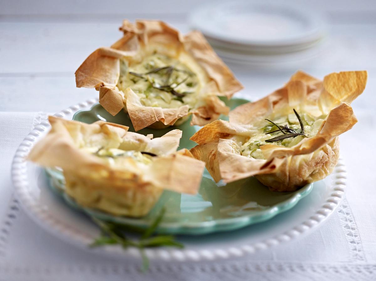 Kleine Ziegenkäse-Pies Rezept