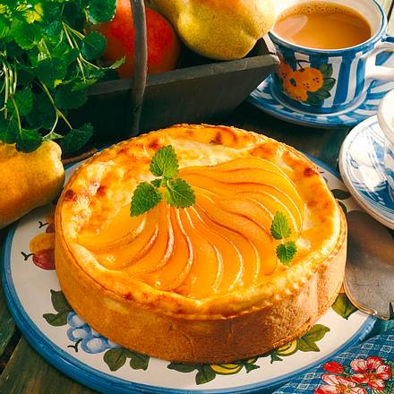 Kleiner Birnen-Käsekuchen Rezept