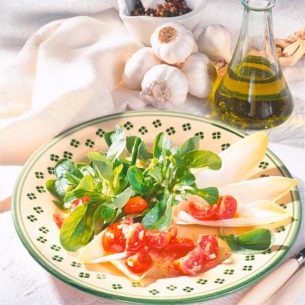 Knackiger Blattsalat Rezept