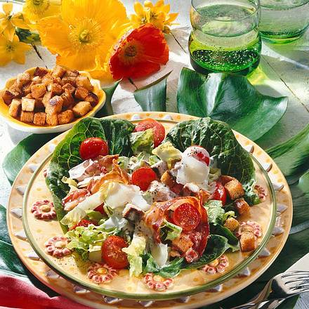 Knackiger Römersalat Rezept Knackiger Römersalat Rezept