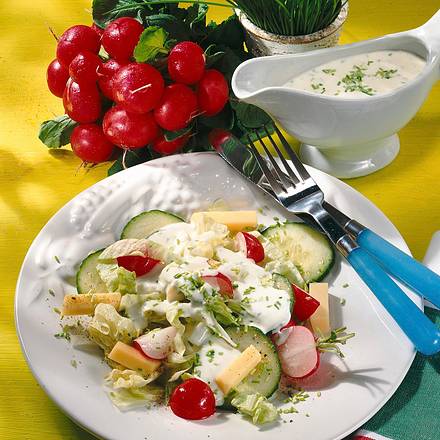 Knackiger Salatteller Rezept