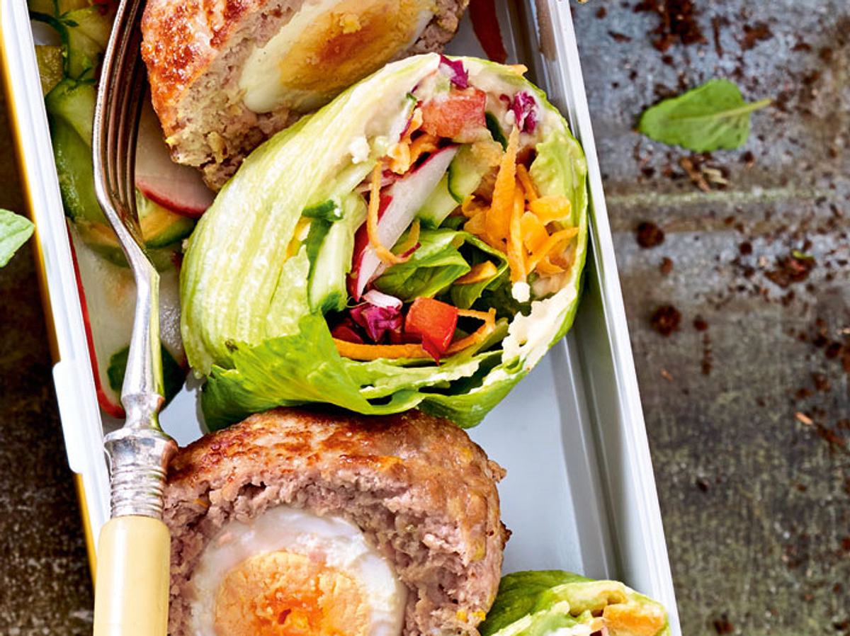 Knackiger Salatwrap Rezept