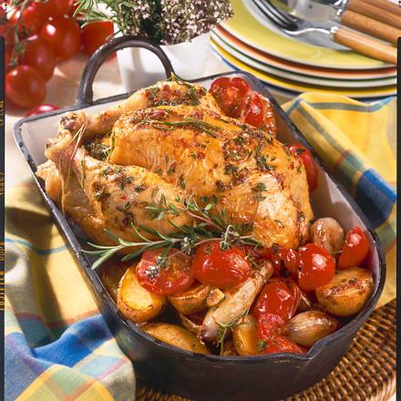 Knoblauch-Kräuter-Hähnchen Rezept Knoblauch-Kräuter-Hähnchen Rezept