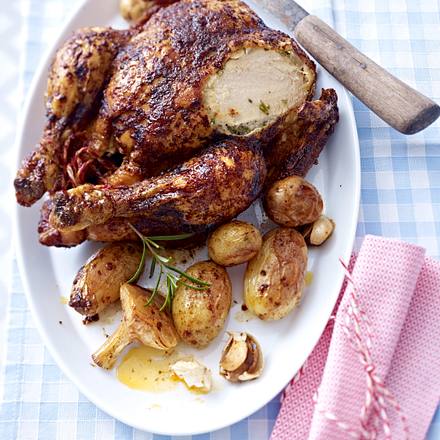 Knoblauch-Kräuter-Hähnchen Rezept Knoblauch-Kräuter-Hähnchen Rezept