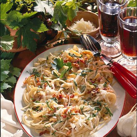Knoblauchspaghetti Rezept Knoblauchspaghetti Rezept