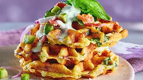 Knödel-Waffel Rezept - Foto: LECKER @ Bauer Media Group Knödel-Waffel Rezept - Foto: LECKER @ Bauer Media Group