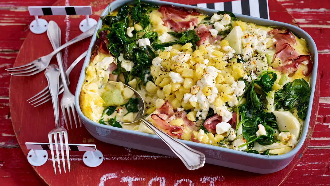 Knöpfle-Kohlrabi-Auflauf Rezept - Foto: LECKER @ Bauer Media Group Knöpfle-Kohlrabi-Auflauf Rezept - Foto: LECKER @ Bauer Media Group