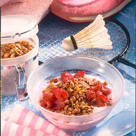 Knusper-Schoko mit Himbeeren Rezept Knusper-Schoko mit Himbeeren Rezept