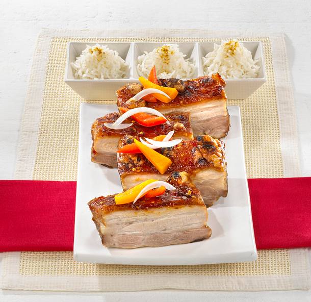 Knusper Schweinebraten Thai-Style Rezept Knusper Schweinebraten Thai-Style Rezept