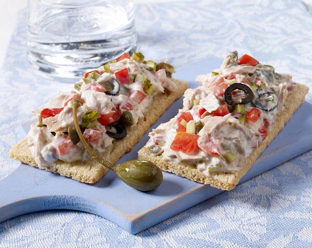 Knusper-Thunfisch-Schnitten Rezept