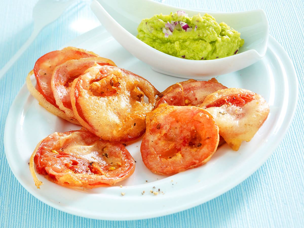 Knusper-Tomaten mit Guacamole Rezept