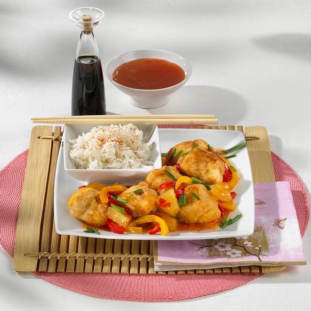 Knusperfisch süß-sauer Rezept Knusperfisch süß-sauer Rezept