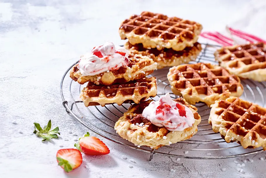 Knusprige Butterwaffeln „Auf die Hand“ Rezept Knusprige Butterwaffeln „Auf die Hand“ Rezept