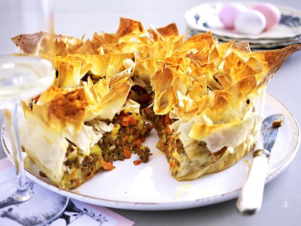 Knusprige Hack-Kartoffel-Tarte Rezept | LECKER