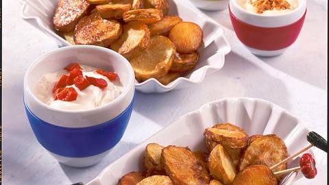 Knusprige Kartoffelchips aus dem Ofen Rezept - Foto: Maass