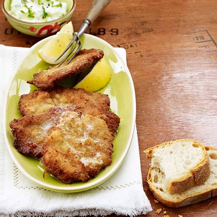 Knusprige Meerrettich-Schnitzelchen Rezept