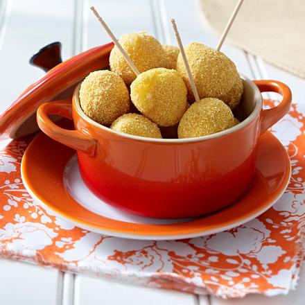 Knusprige Mozzarella-Kugeln Rezept Knusprige Mozzarella-Kugeln Rezept