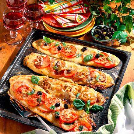 Knusprige Pizza-Stangen Rezept Knusprige Pizza-Stangen Rezept