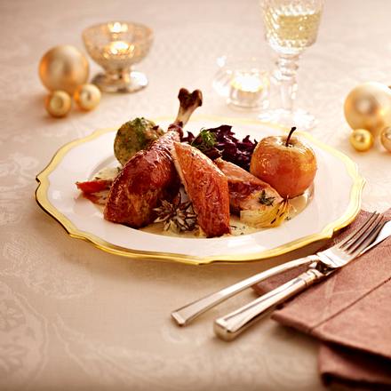 Knusprige Pute in Rahmsoße Rezept