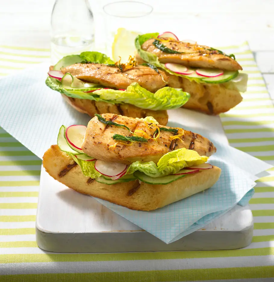 Knuspriger Hähnchen-Croque Rezept Knuspriger Hähnchen-Croque Rezept