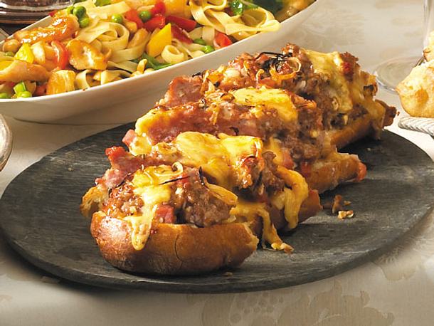 Knuspriges Mett-Baguette Rezept Knuspriges Mett-Baguette Rezept