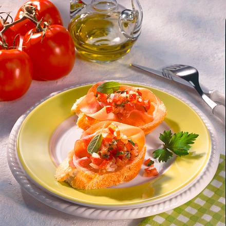 Knuspriges Schinken-Baguette Rezept