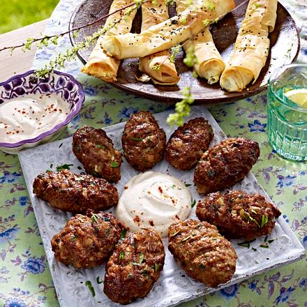 Köfte und Filoröllchen Rezept Köfte und Filoröllchen Rezept