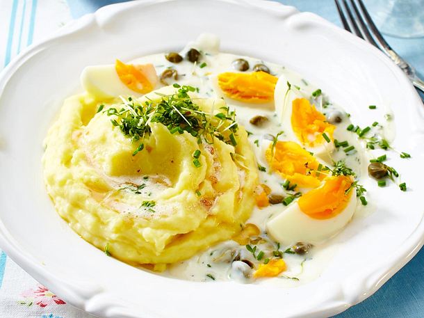 Königsberger Eier mit Kartoffelpüree rezept Königsberger Eier mit Kartoffelpüree rezept