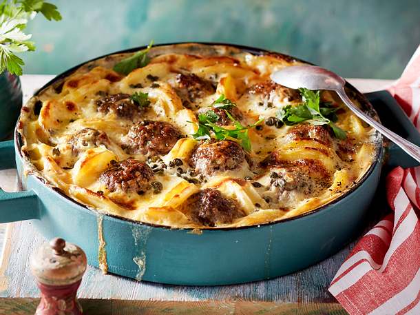 Königsberger-Klopse-Gratin Königsberger-Klopse-Gratin