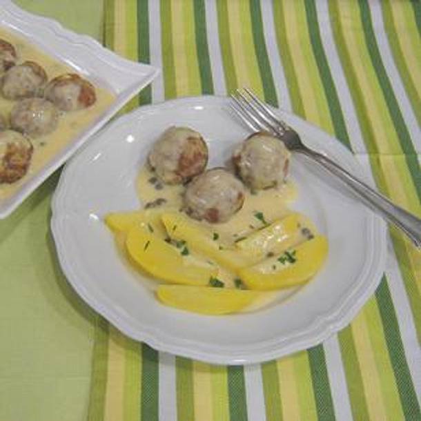 Königsberger Klopse in weißer Kapernsoße Rezept