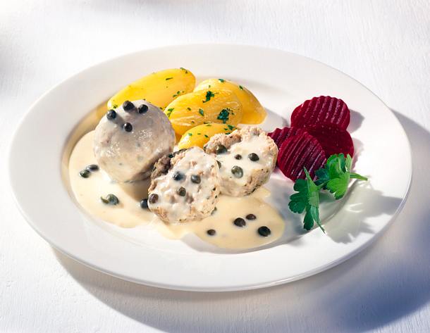 Königsberger Klopse mit Rote Bete Rezept Königsberger Klopse mit Rote Bete Rezept