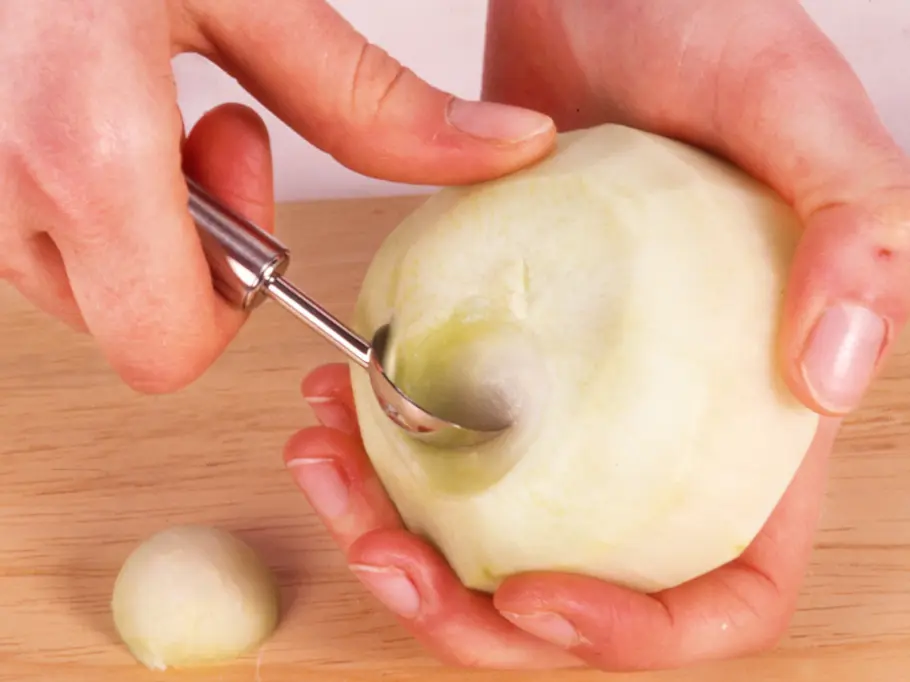 Kohlrabi aushöhlen