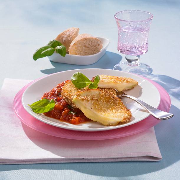 Kohlrabi-Cordon bleu Rezept Kohlrabi-Cordon bleu Rezept