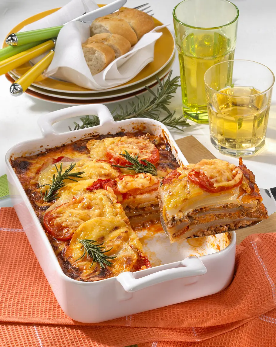 Kohlrabi-Hack-Lasagne Rezept
