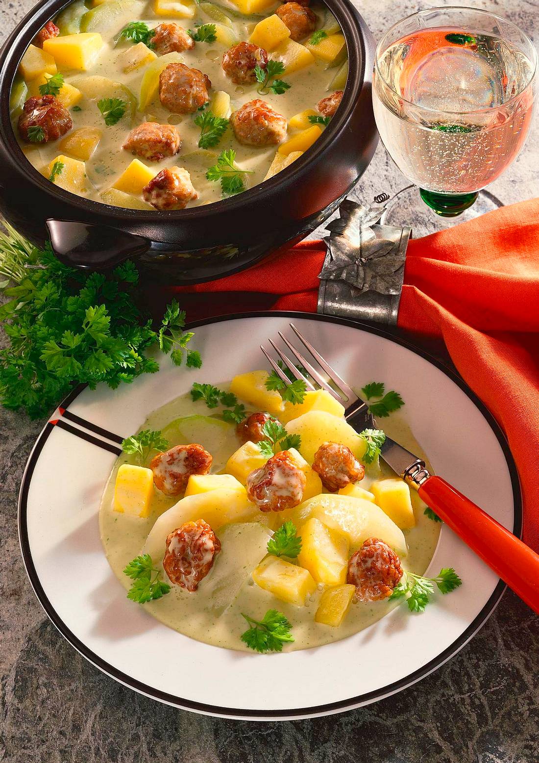 Kohlrabi-Kartoffel-Ragout Rezept | LECKER