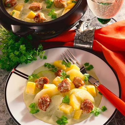 Kohlrabi-Kartoffel-Ragout Rezept