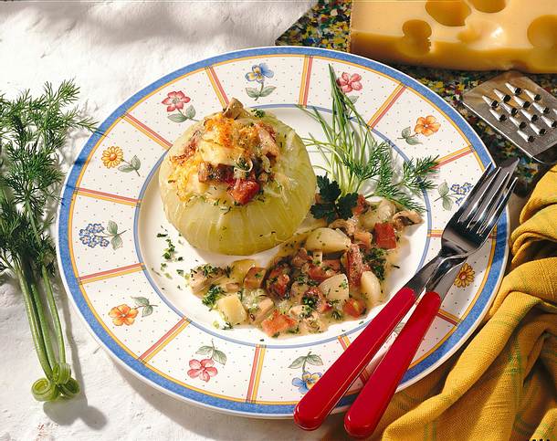 Kohlrabi mit Pökelzungenragout Rezept Kohlrabi mit Pökelzungenragout Rezept