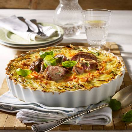 Kohlrabi-Möhren-Gratin Rezept Kohlrabi-Möhren-Gratin Rezept