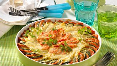 Kohlrabi-Möhren-Zucchini-Gratin Rezept - Foto: LECKER @ Bauer Media Group