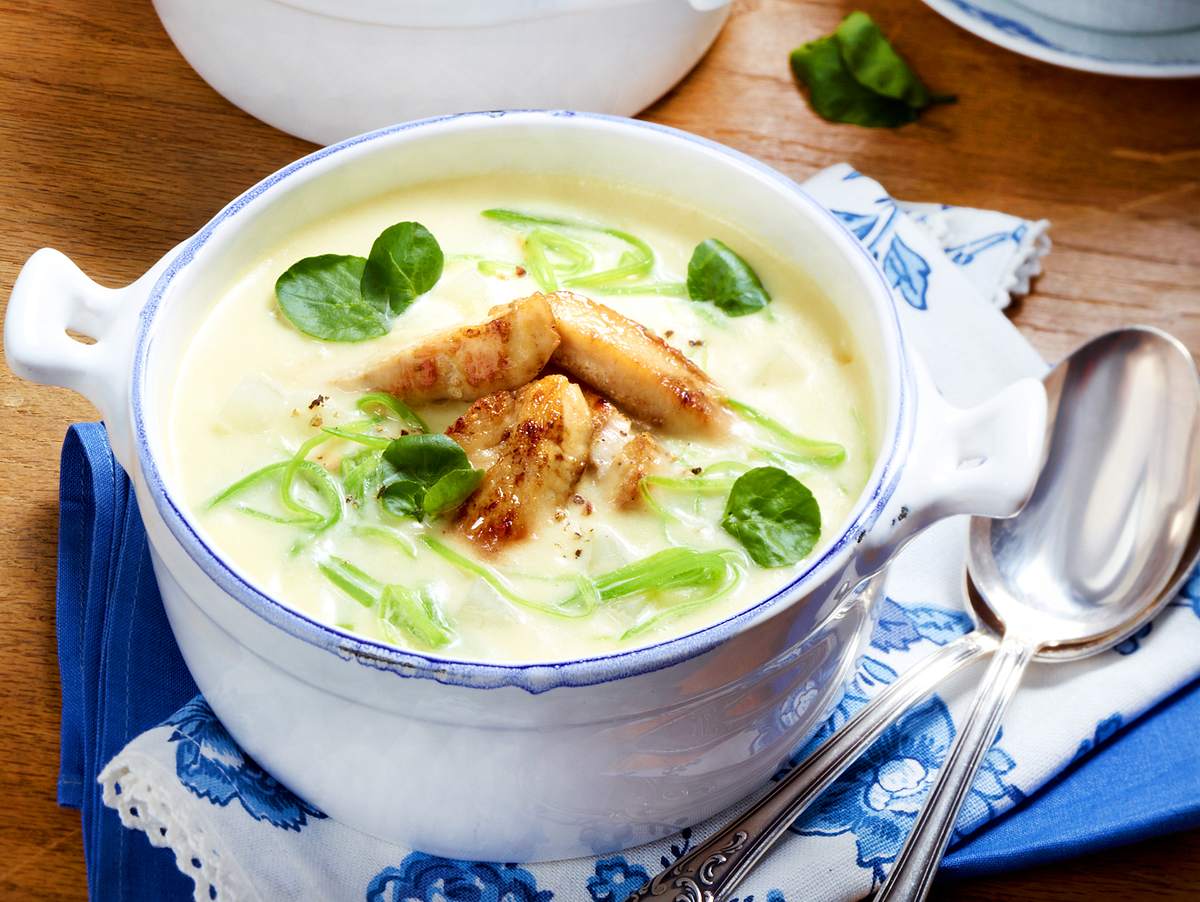 Kohlrabi-Suppe Rezept