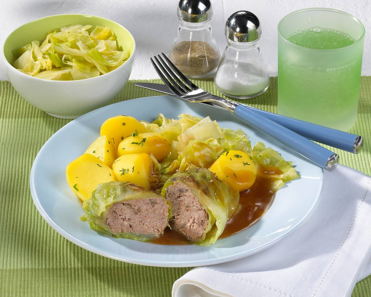 Kohlrouladen mit Kartoffeln Rezept