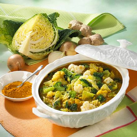 Kohlsuppe mit Curry Rezept Kohlsuppe mit Curry Rezept