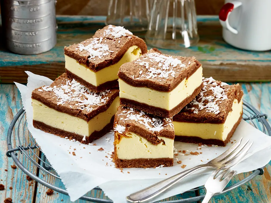 Kuchen mit Likör: Kokos-Käsekuchen vom Blech