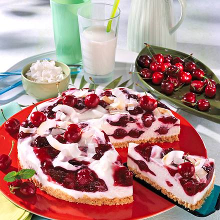 Kokos-Kirschkuchen Rezept Kokos-Kirschkuchen Rezept