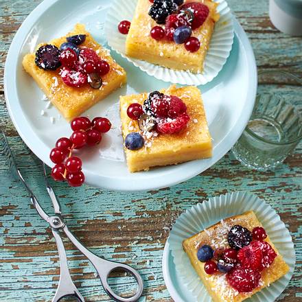 Kokos-Lemon-Bars Rezept
