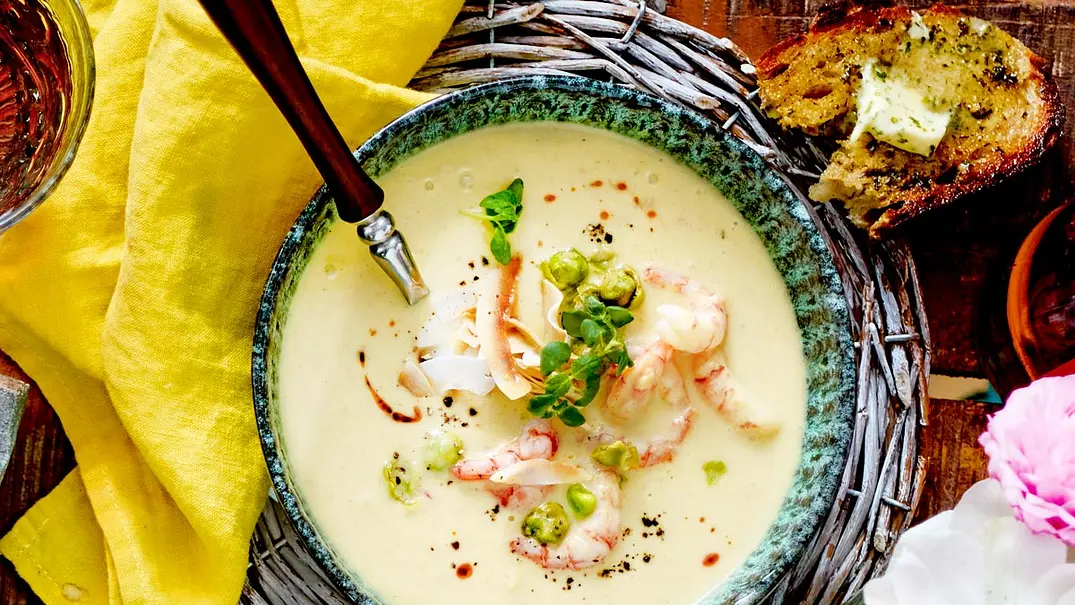 Kokos-Shrimps-Suppe Rezept - Foto: LECKER @ Bauer Media Group Kokos-Shrimps-Suppe Rezept - Foto: LECKER @ Bauer Media Group